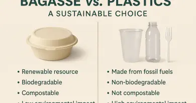 bagasse vs. Plastics: A Sustainable Choice