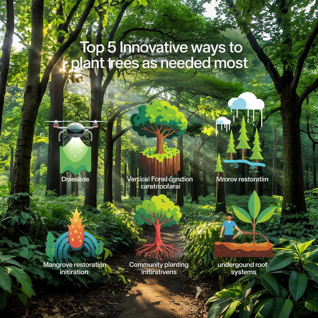 Innovative tree planting methods